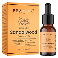 PEARLIX Be Natural Sandalwood Pure Essential Oil 100% Organic  Natural| 10ML. Essential Oil| Used In Skin, Body, Aromatherapy  Personal Health| Pack Of 2-thumb2