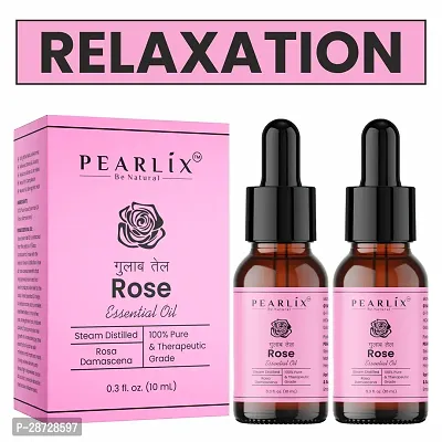 Rose Essential Oil 10ml, Pack Of 2-thumb0