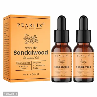 Sandalwood Essential Pure  Natural Oil, 10ml (each) Pack Of 2-thumb0