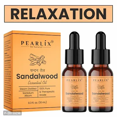 Natural Sandalwood Essential Oil 10 ml Pack of 2