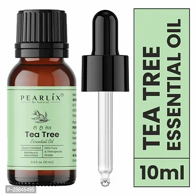 PEARLIX Tea Tree Pure Oil, 10ml | For Fight Acne  Nail Fungus