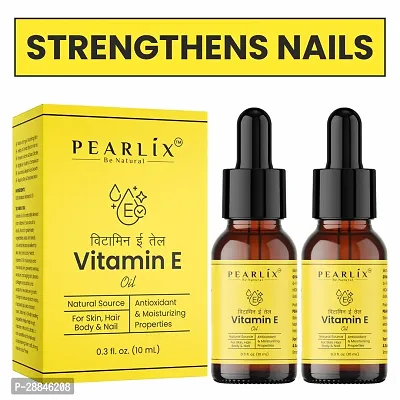 Vitamin E Oil Pure  Natural 10ml, Pack Of 2 For Detan Remove  Fair Skin Tone Strengthens Nails-thumb0