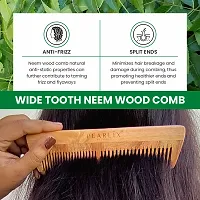 Handcrafted Neem Wooden Comb-thumb2