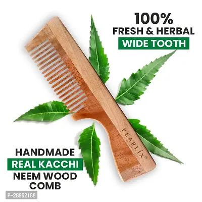 Handcrafted Neem Wooden Comb-thumb4