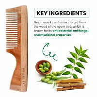 Handcrafted Neem Wooden Comb-thumb4