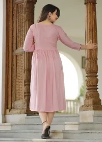 Classic Rayon Embroidered Kurtis for Women-thumb1