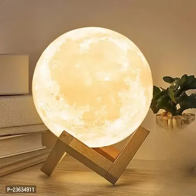 3D Moon Lamp 7 Colour Changeable Sensor Moon Night Light,Touch Control,Moonlight Lamp With StandUsb For Bedrooms Valentine Gifts,Festival Gifts,Corporate Gifts,Wedding Gifts-thumb0