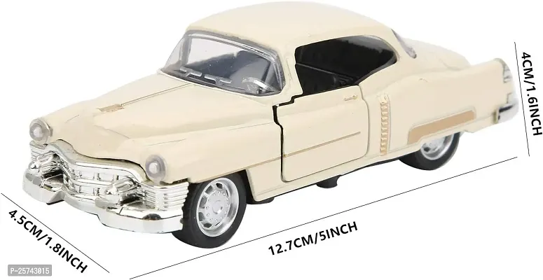 Pie Toys Die-Cast Classic Vintage Cars 1:32 Scale Openable Door Pull Back Alloy Metal Toy Car For Kids-thumb5