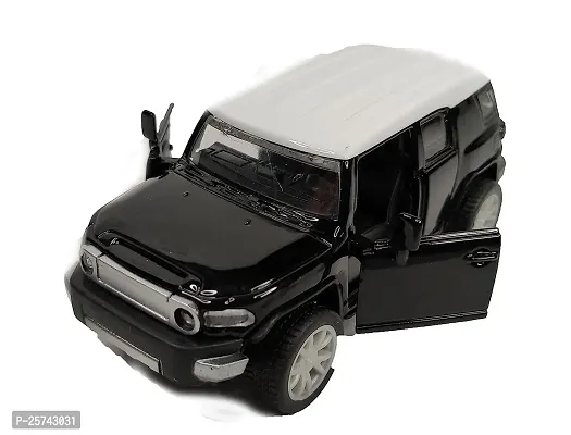 Pie Toys Toyata Fj Die-Cast Alloy Metal Realistic Design Pull Back Toy Car With Openable Door For Kids