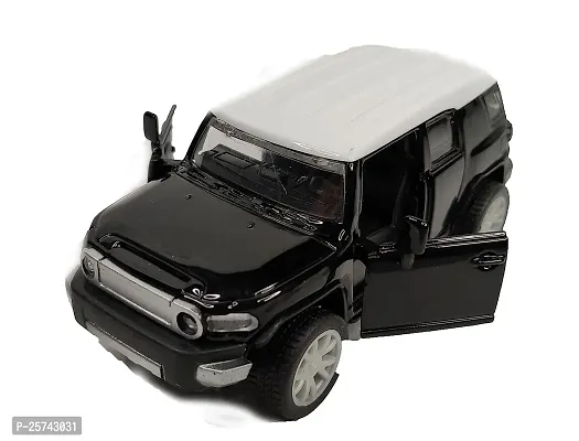 Pie Toys Toyata Fj Die-Cast Alloy Metal Realistic Design Pull Back Toy Car With Openable Door For Kids-thumb0