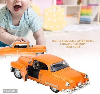 Pie Toys Die-Cast Classic Vintage Cars 1:32 Scale Openable Door Pull Back Alloy Metal Toy Car For Kids-thumb3