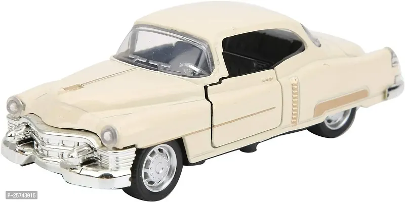 Pie Toys Die-Cast Classic Vintage Cars 1:32 Scale Openable Door Pull Back Alloy Metal Toy Car For Kids-thumb0