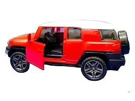 Pie Toys Toyata Fj Die-Cast Alloy Metal Realistic Design Pull Back Toy Car With Openable Door For Kids-thumb4