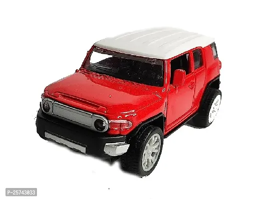 Pie Toys Toyata Fj Die-Cast Alloy Metal Realistic Design Pull Back Toy Car With Openable Door For Kids-thumb0