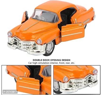 Pie Toys Die-Cast Classic Vintage Cars 1:32 Scale Openable Door Pull Back Alloy Metal Toy Car For Kids-thumb2