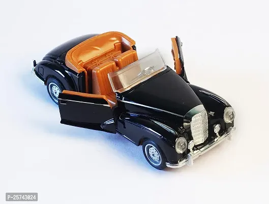 Pie Toys Die-Cast Classic Vintage Cars 1:32 Scale Openable Door Pull Back Alloy Metal Toy Car For Kids-thumb5