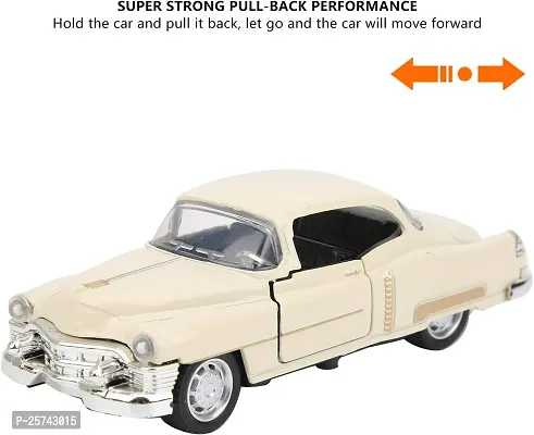 Pie Toys Die-Cast Classic Vintage Cars 1:32 Scale Openable Door Pull Back Alloy Metal Toy Car For Kids-thumb4