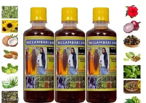 Neelmabari Herbal Hair Oil, 250 ml Each, Pack Of 3-thumb0