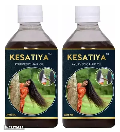 Kasatiya Ayurvedic Hair Oil- 200 ml Each , Pack Of 2