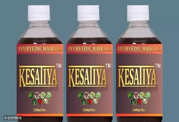 Kasatiya Ayurvedic Hair Oil- 200 ml Each , Pack Of 3