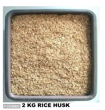 Rice Husk for Plants Gardening - (Pack of 2 KG)