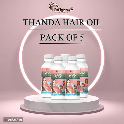 Thanda-Thanda/Cool-Cool Hair Oil (200ml) Pack of 5