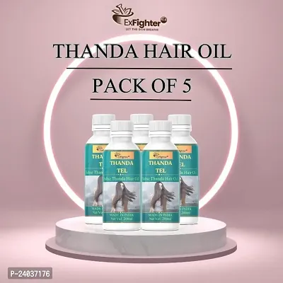 Thanda Hair Oil (200ml) Pack of 5