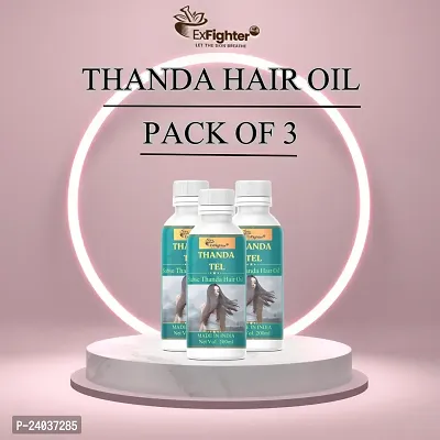 Thanda Hair Oil (200ml) Pack of 3