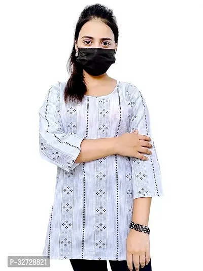 Stylish Cotton Short Kurti for Women-thumb0