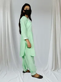 Stylish Pretty Afghani Kurti Pant Set for Women-thumb1