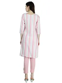 Classic Khadi Cotton Printed Kurta Bottom Set for Women-thumb2