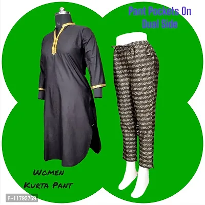 Khadi cotton suit with dupatta-thumb2