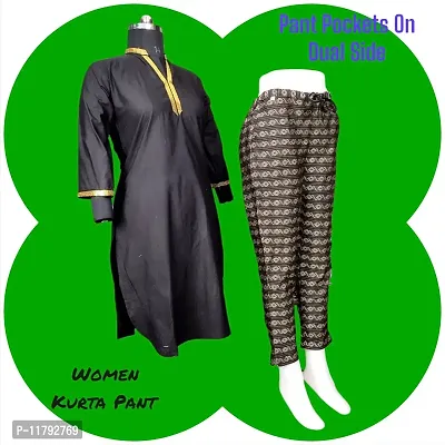 Khadi cotton suit with dupatta-thumb4