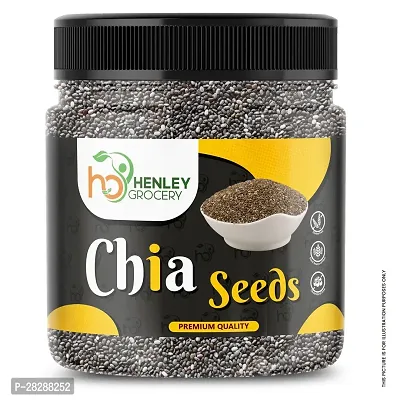 Chia Seeds - 250 Gram Jar Pack | Omega 3 and Fiber for Weight Loss |-thumb0