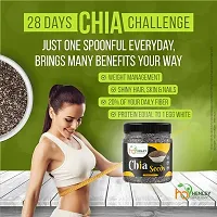 Chia Seeds - 250 Gram Jar Pack | Omega 3 and Fiber for Weight Loss |-thumb2