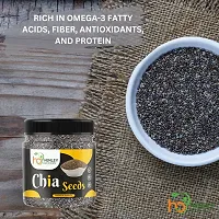 Chia Seeds - 250 Gram Jar Pack | Omega 3 and Fiber for Weight Loss |-thumb3