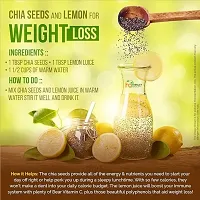 Chia Seeds - 250 Gram Jar Pack | Omega 3 and Fiber for Weight Loss |-thumb1