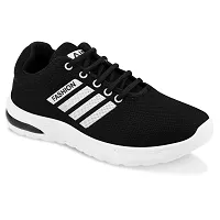 Trendy Sports Shoes Lace-Up Lightweight Black Shoes For Women-thumb2