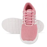 Trendy Sports Shoes Lace-Up Lightweight Pink Shoes For Women-thumb2