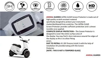 Premium Tempered Glass Screen Protector for Ola S1 Pro S1 EV Scooter Ola S1 Pro S1 EV Scooter Screen Guard: 9H Hardness Crystal Clear Protection Anti-Scratch Screen Protector for Ola S1 Pro, S1 EV Sco-thumb1