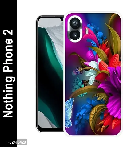 CUTECASE Back Cover for Nothing Phone 2 Back Cover Multicolor Dual Protection Silicon-thumb0