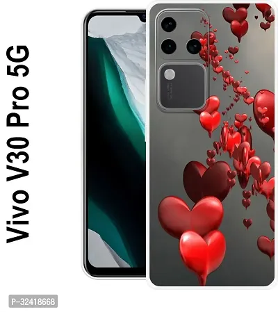 LargCiager Back Cover for Vivo V30 Pro 5G Back Cover Multicolor Dual Protection Silicon