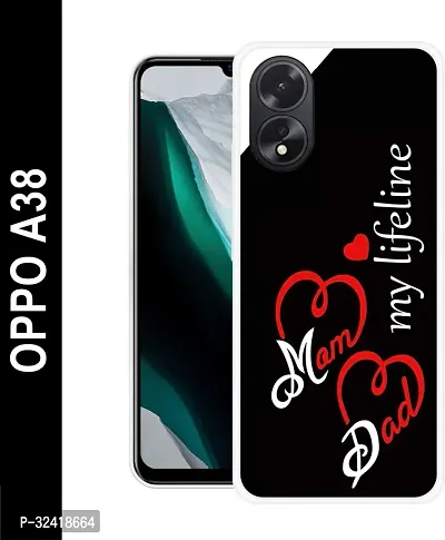 CUTECASE Back Cover for Oppo A38 Back Cover Multicolor Dual Protection Silicon-thumb0