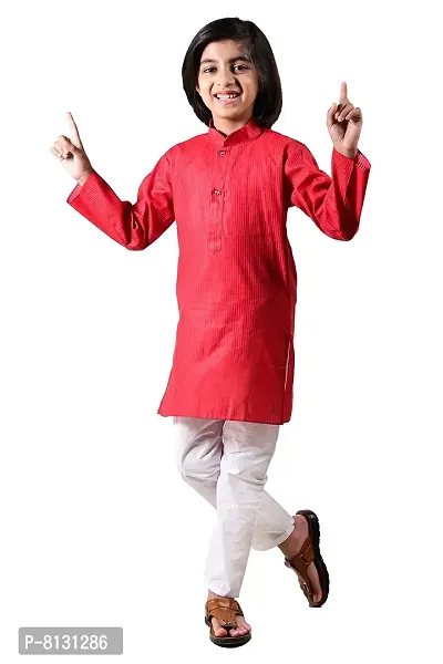 Vesham Cotton Kurta Pajama Set For Boys Kids | Sherwani Style Kurta Paijama