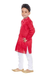 Vesham Cotton Kurta Pajama Set for Boy's Kids-thumb1