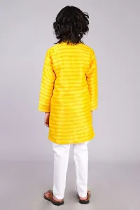 Vesham Cotton Silk Kurta Pajama Set For Boys Kids | Sherwani Style Kurta Paijama-thumb2