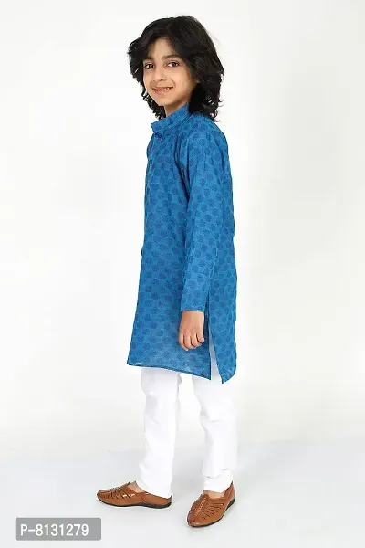 Vesham Cotton Kurta Pajama Set For Boys Kids | Traditional Ethnic Kurta Paijama-thumb4