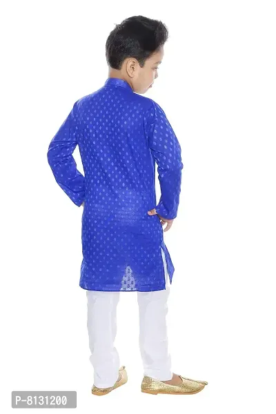 Vesham Cotton Kurta Pajama Set for Boy's Kids-thumb2