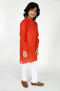 Vesham Cotton Kurta Pajama Set For Boys Kids | Traditional Ethnic Kurta Paijama-thumb4