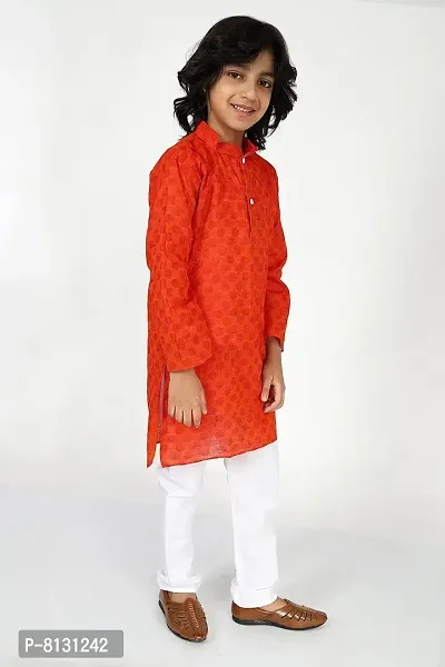 Vesham Cotton Kurta Pajama Set For Boys Kids | Traditional Ethnic Kurta Paijama-thumb5